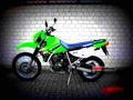 Kawasaki KLR 650 2001 2 motorbike A4 Photo Print