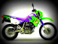 Kawasaki KLR 650 2001 3 motorbike A4 Photo Print