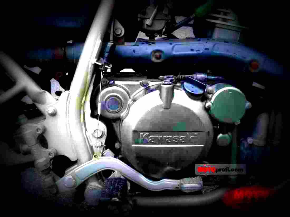 Kawasaki KLR 650 2001 6 motorbike A4 Photo Print
