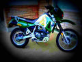 Kawasaki KLR 650 2002 5 motorbike A4 Photo Print