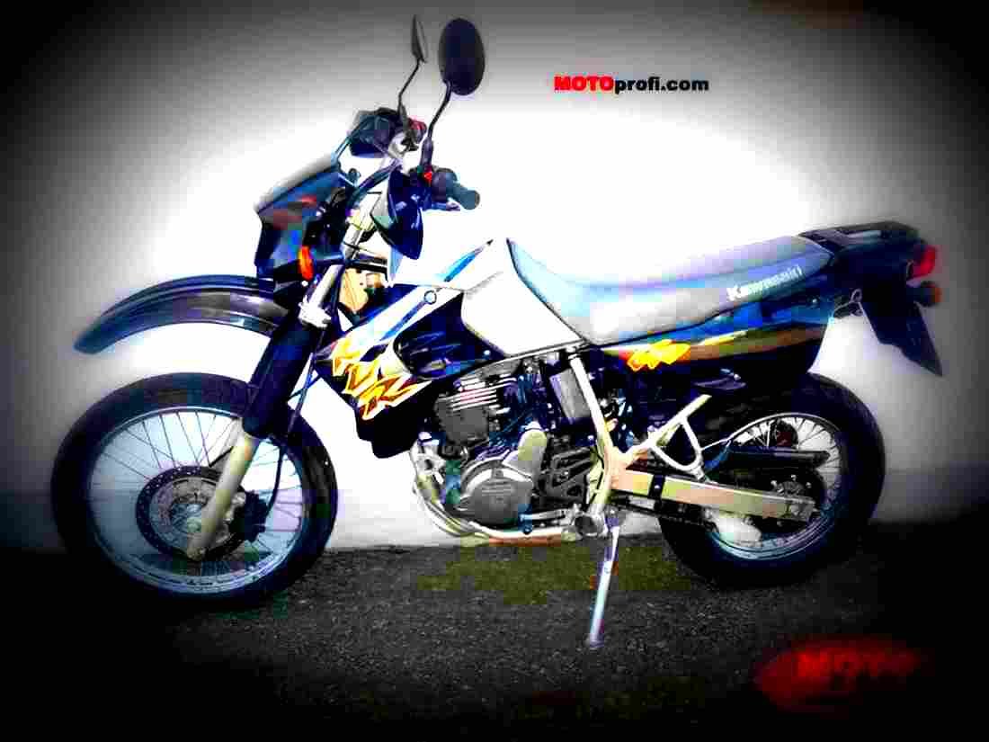 Kawasaki KLR 650 2004 2 motorbike A4 Photo Print