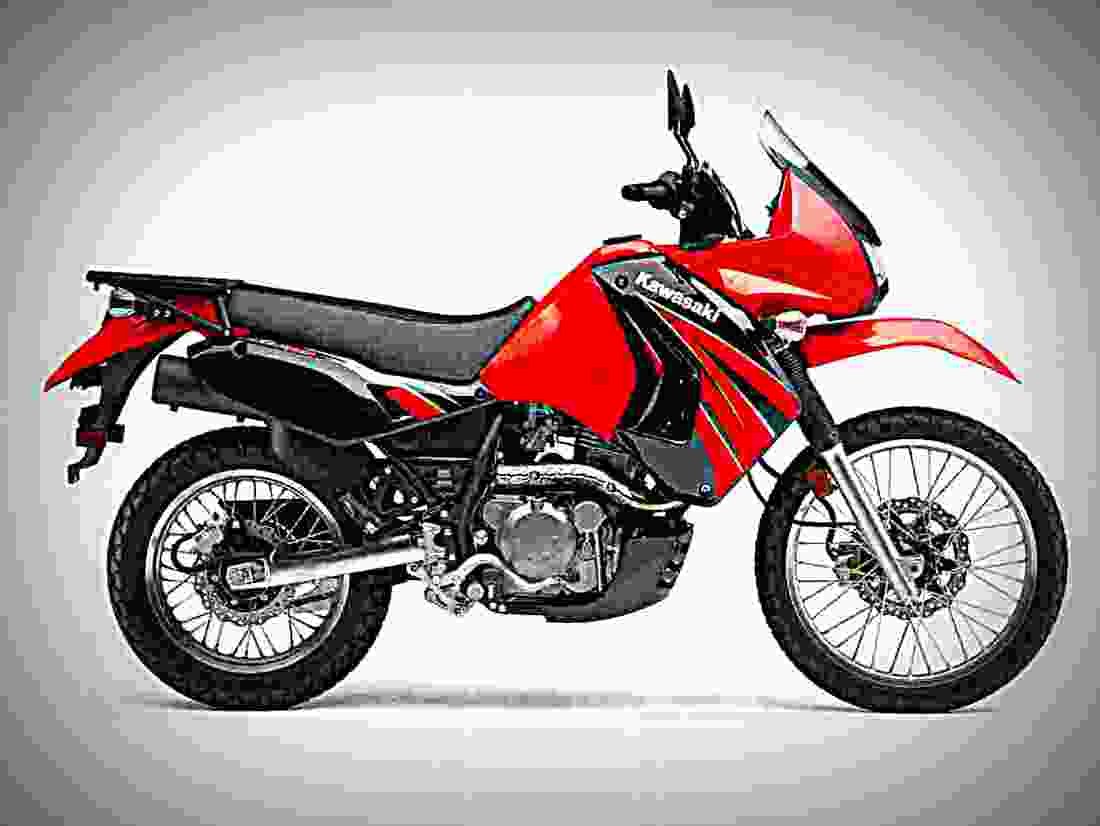Kawasaki KLR 650 2009 1 motorbike A4 Photo Print