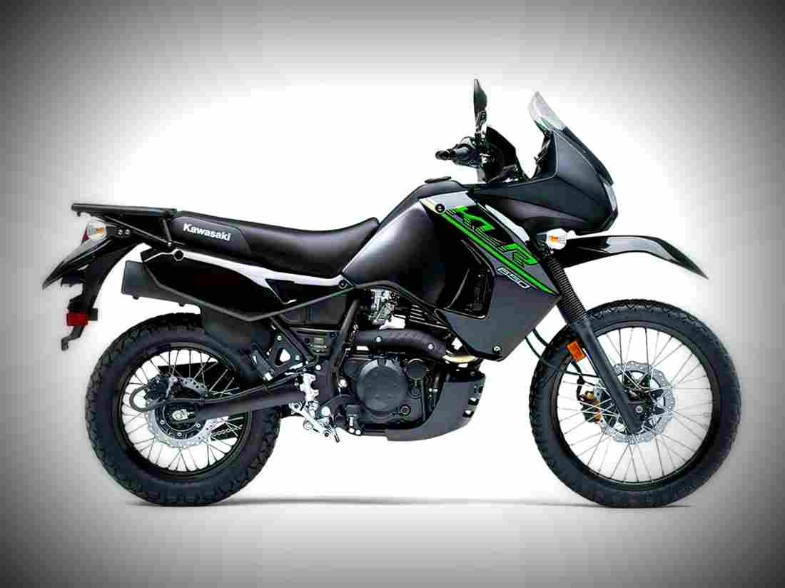 Kawasaki KLR 650 2017 3 motorbike A4 Photo Print