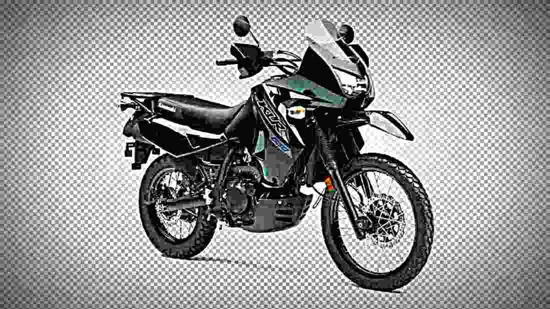 Kawasaki KLR 650 2018 2 motorbike A4 Photo Print