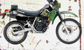 Kawasaki KLR250 2003 Aged Vintage A4 Photo Print