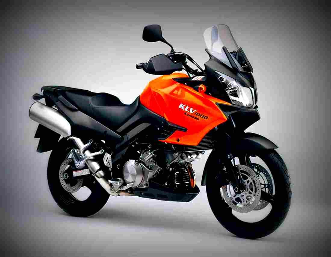 Kawasaki KLV 1000 2004 4 motorbike A4 Photo Print