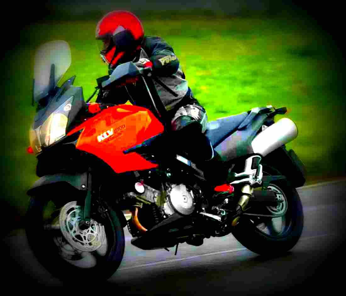 Kawasaki KLV 1000 2004 5 motorbike A4 Photo Print