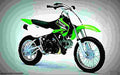 Kawasaki KLX 110 2004 5 motorbike A4 Photo Print