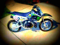 Kawasaki KLX 110 2009 5 motorbike A4 Photo Print