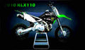 Kawasaki KLX 110 2009 6 motorbike A4 Photo Print