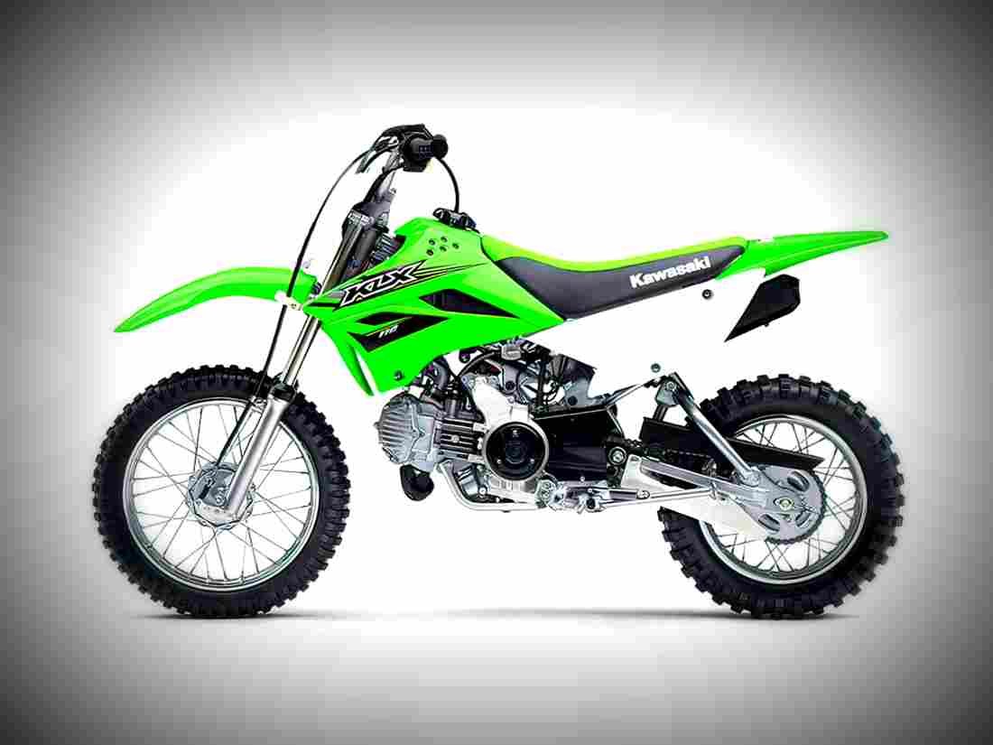 Kawasaki KLX 110 2017 1 motorbike A4 Photo Print