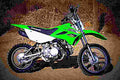 Kawasaki KLX 110 2018 1 motorbike A4 Photo Print