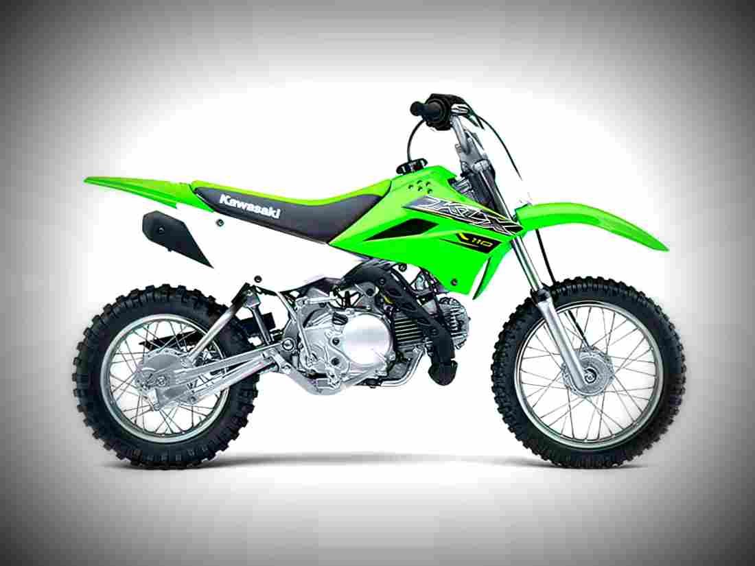 Kawasaki KLX 110 2019 1 motorbike A4 Photo Print
