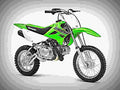 Kawasaki KLX 110 2019 4 motorbike A4 Photo Print