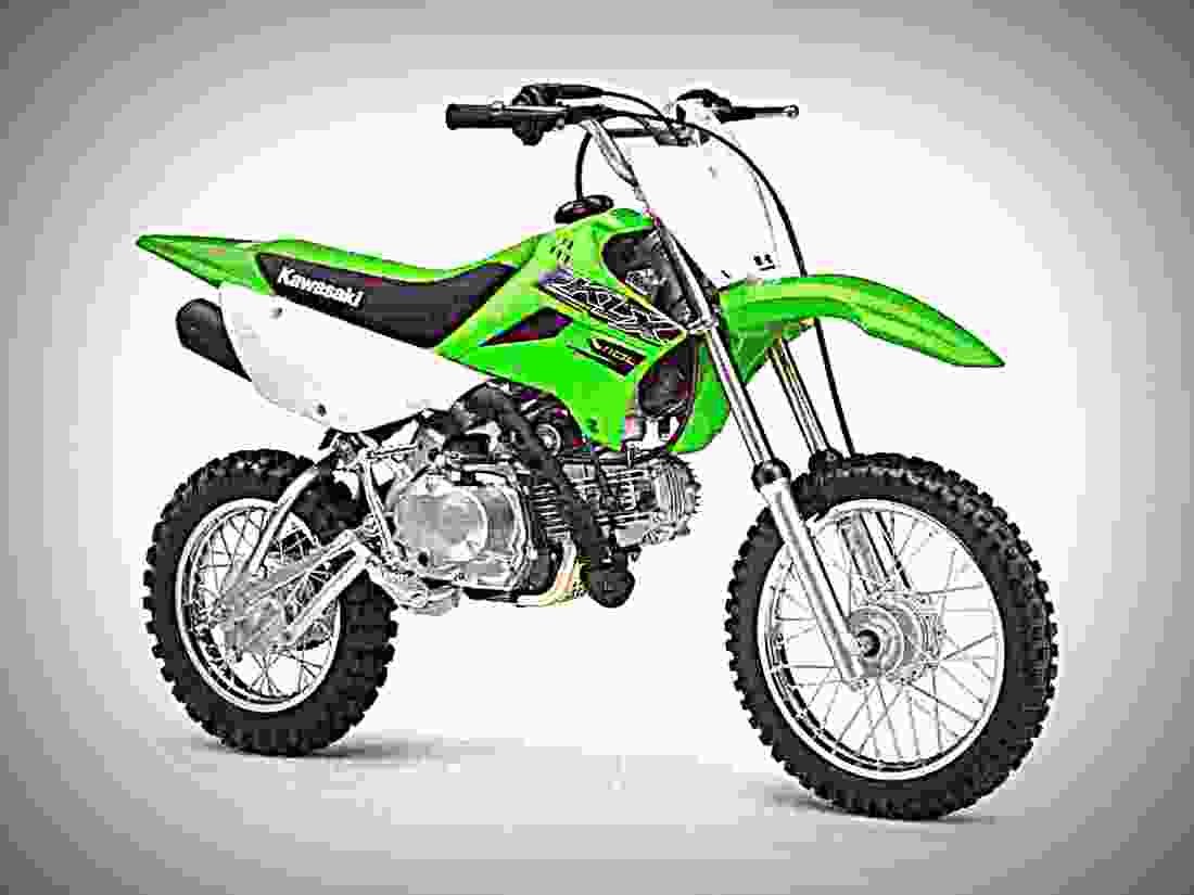 Kawasaki KLX 110 2019 4 motorbike A4 Photo Print