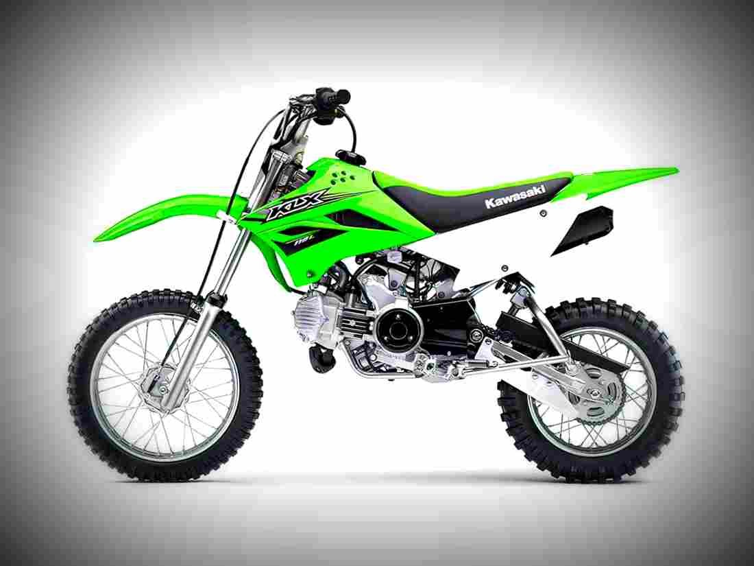 Kawasaki KLX 110L 2017 1 motorbike A4 Photo Print