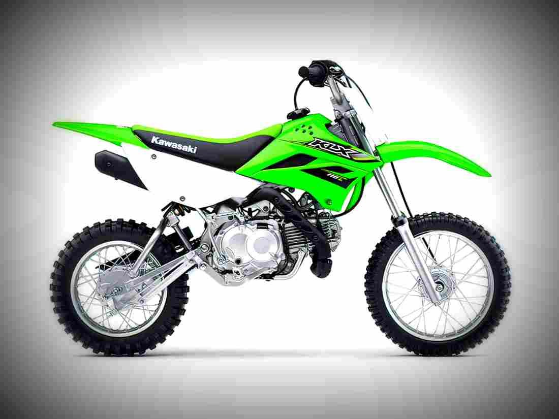 Kawasaki KLX 110L 2017 3 motorbike A4 Photo Print