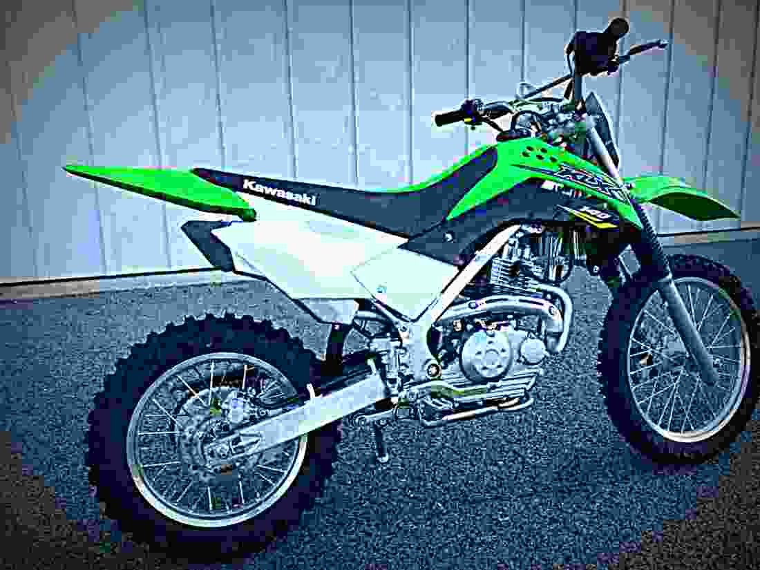Kawasaki KLX 140 2018 1 motorbike A4 Photo Print