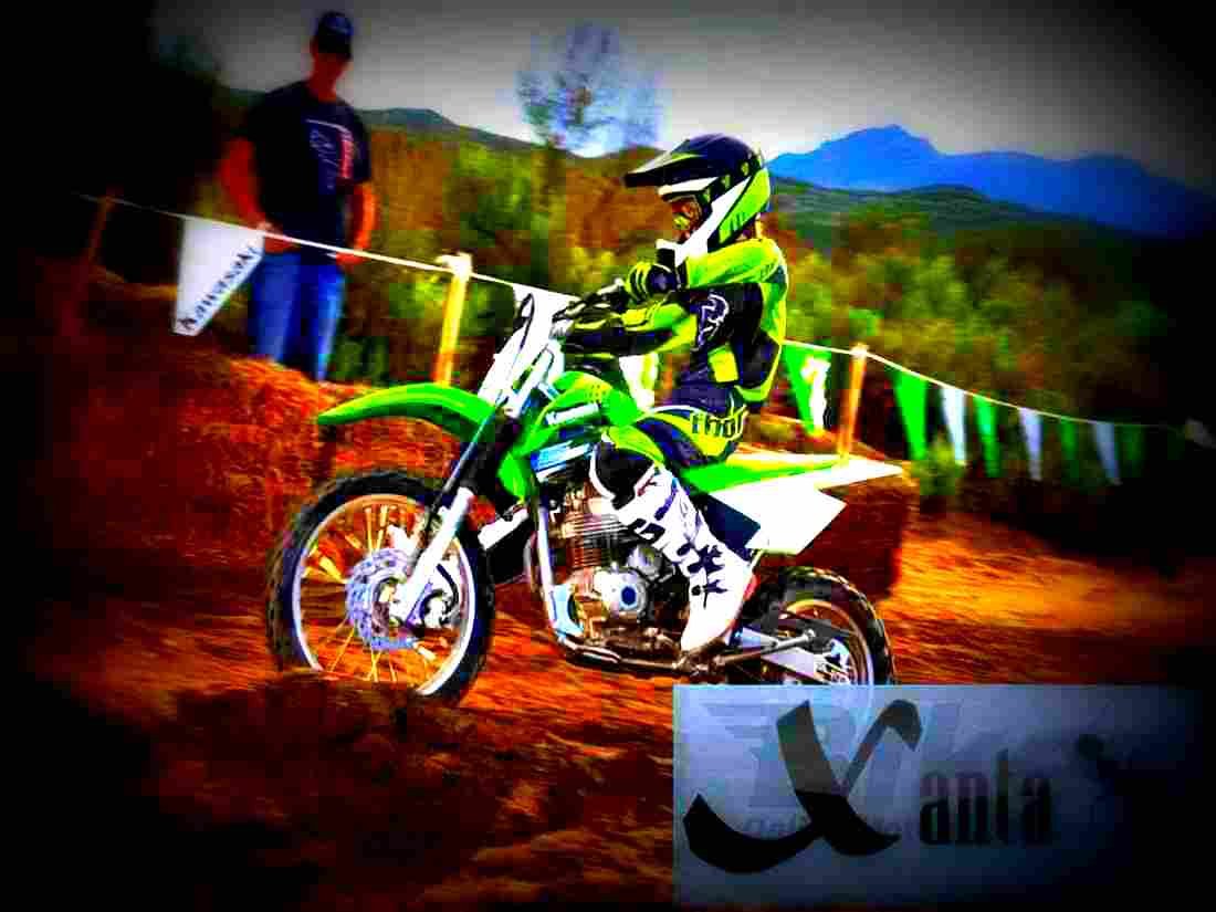 Kawasaki KLX 140 KLX 140L 6 motorbike A4 Photo Print