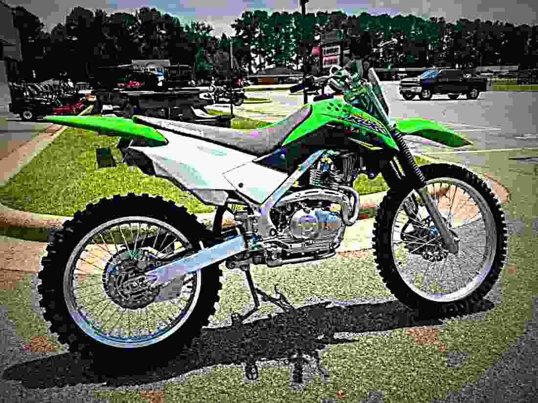 Kawasaki KLX 140G 2018 1 motorbike A4 Photo Print