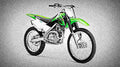 Kawasaki KLX 140G 2018 3 motorbike A4 Photo Print