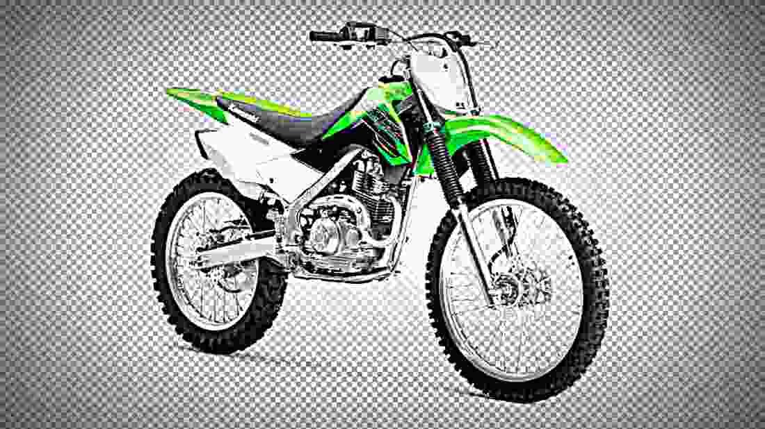 Kawasaki KLX 140G 2019 1 motorbike A4 Photo Print