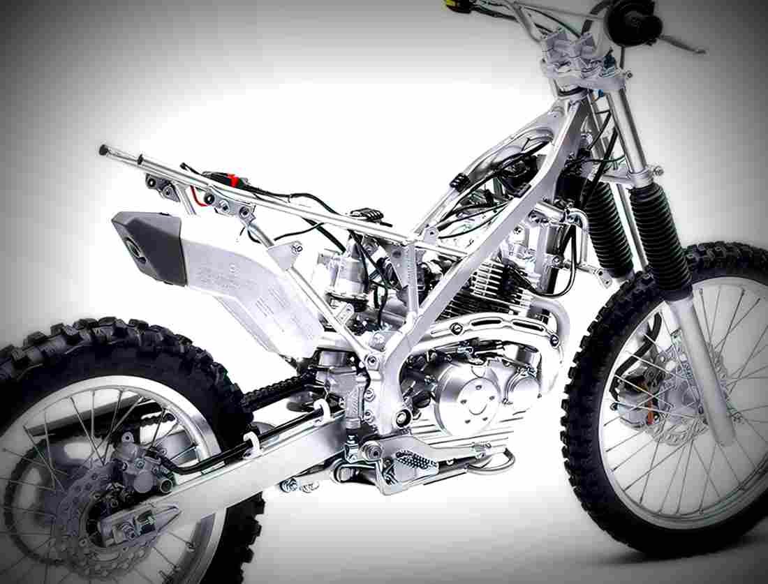 Kawasaki KLX 140L 2017 2 motorbike A4 Photo Print