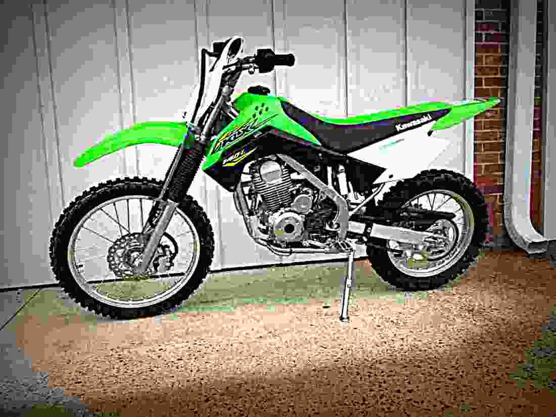 Kawasaki KLX 140L 2018 3 motorbike A4 Photo Print