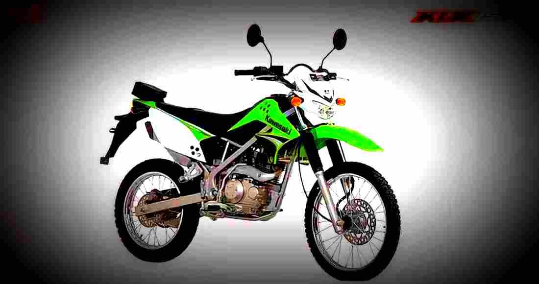 Kawasaki KLX 150 150cc 3 motorbike A4 Photo Print