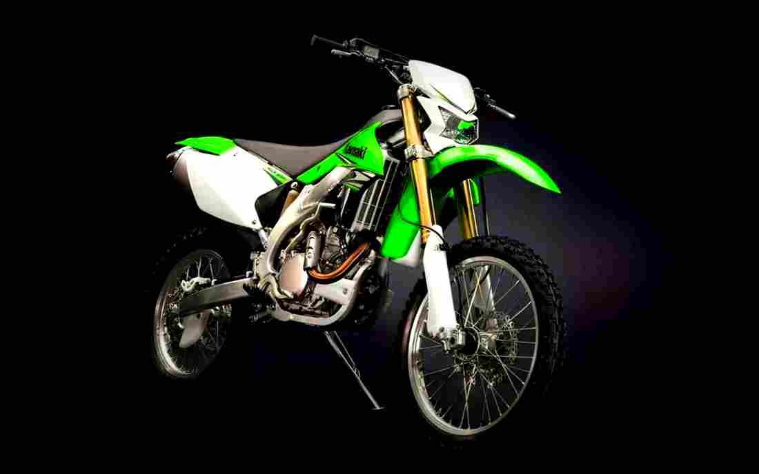 Kawasaki KLX 450 R KLX 450 R 3 motorbike A4 Photo Print