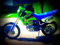 Kawasaki KLX 650 1993 4 motorbike A4 Photo Print