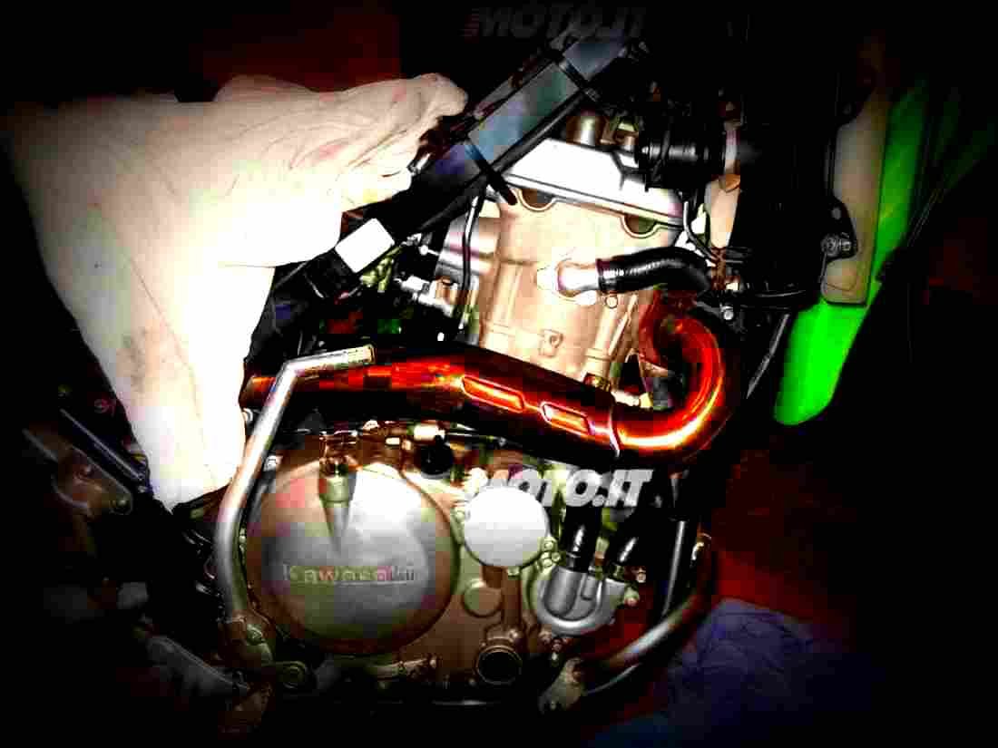 Kawasaki KLX 650 1993 6 motorbike A4 Photo Print