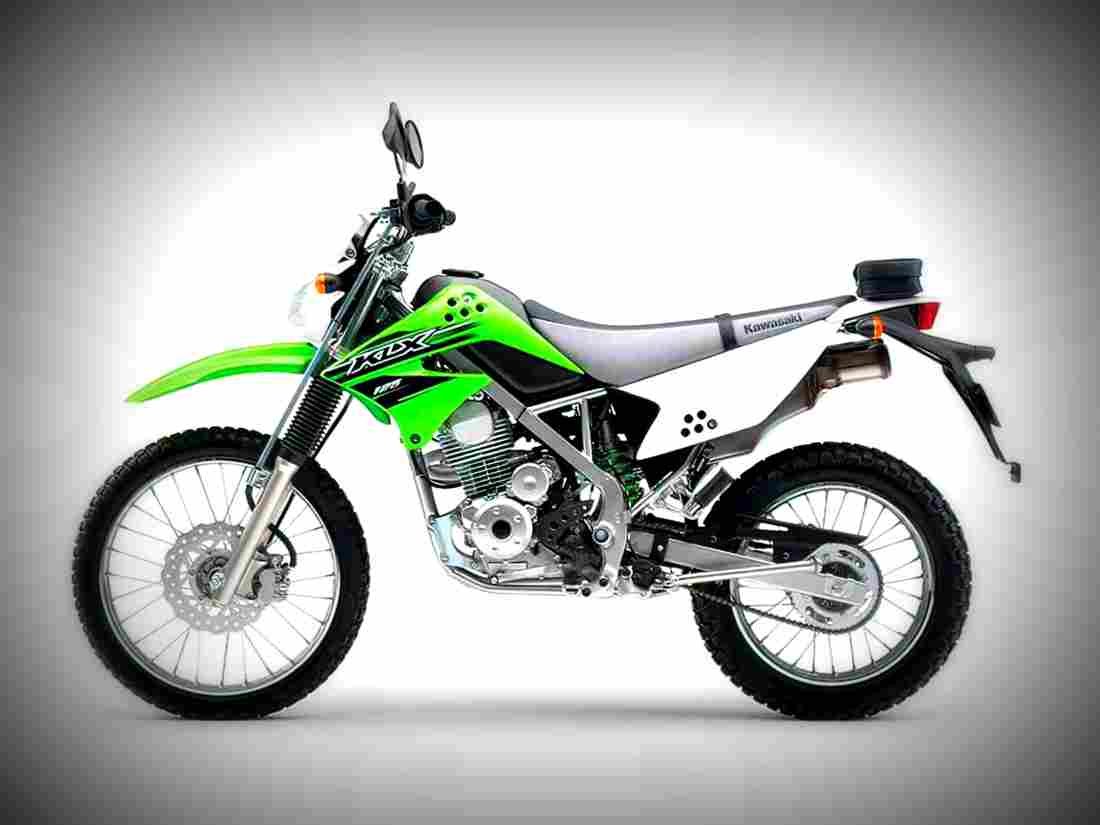Kawasaki KLX125 2017 1 motorbike A4 Photo Print