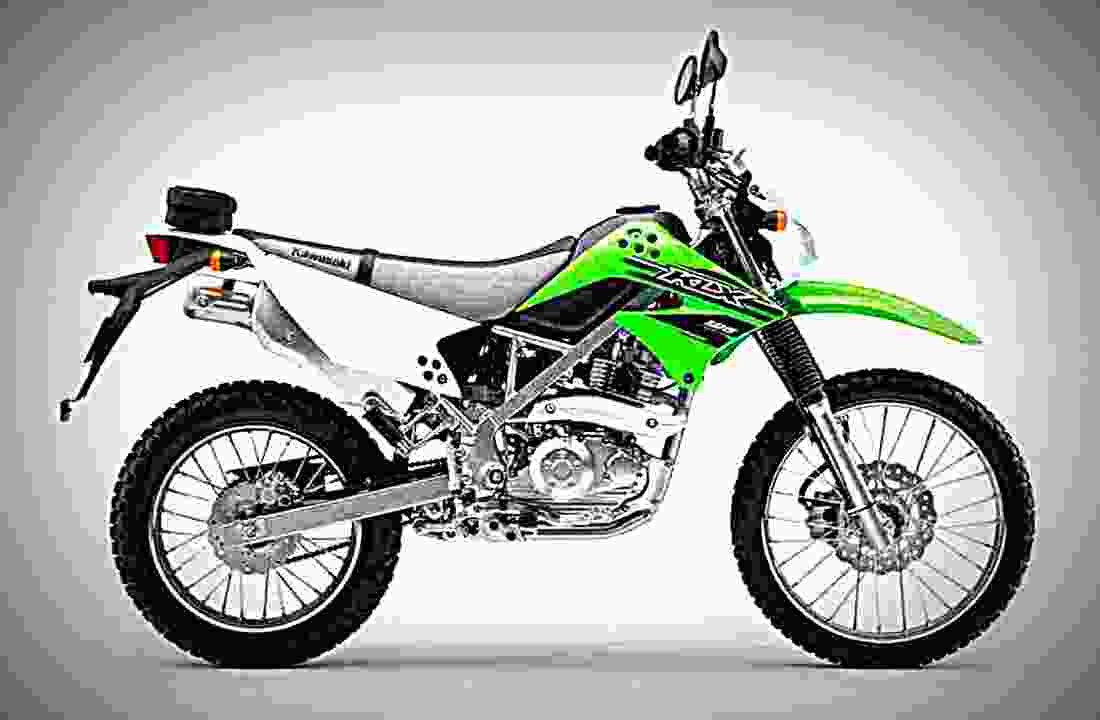 Kawasaki KLX125 2017 2 motorbike A4 Photo Print