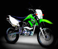 Kawasaki KLX125 2017 4 motorbike A4 Photo Print