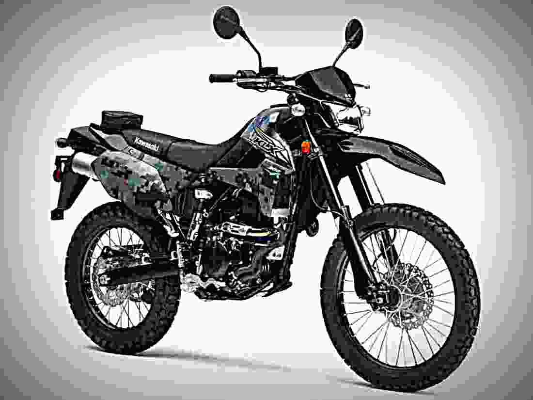 Kawasaki KLX250 2017 4 motorbike A4 Photo Print