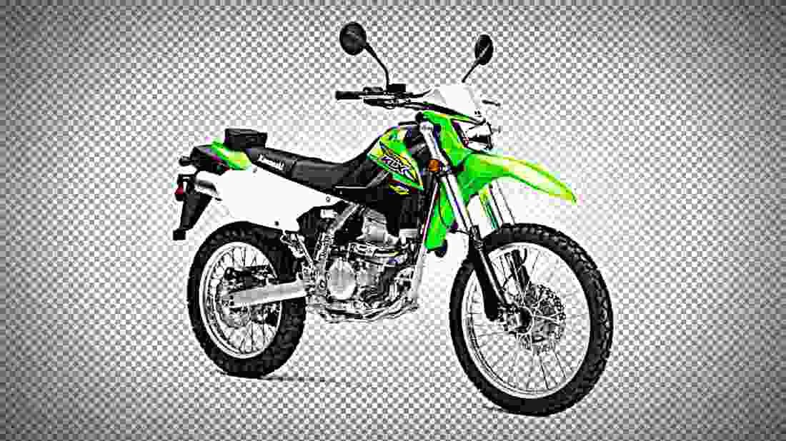 Kawasaki KLX250 2018 4 motorbike A4 Photo Print