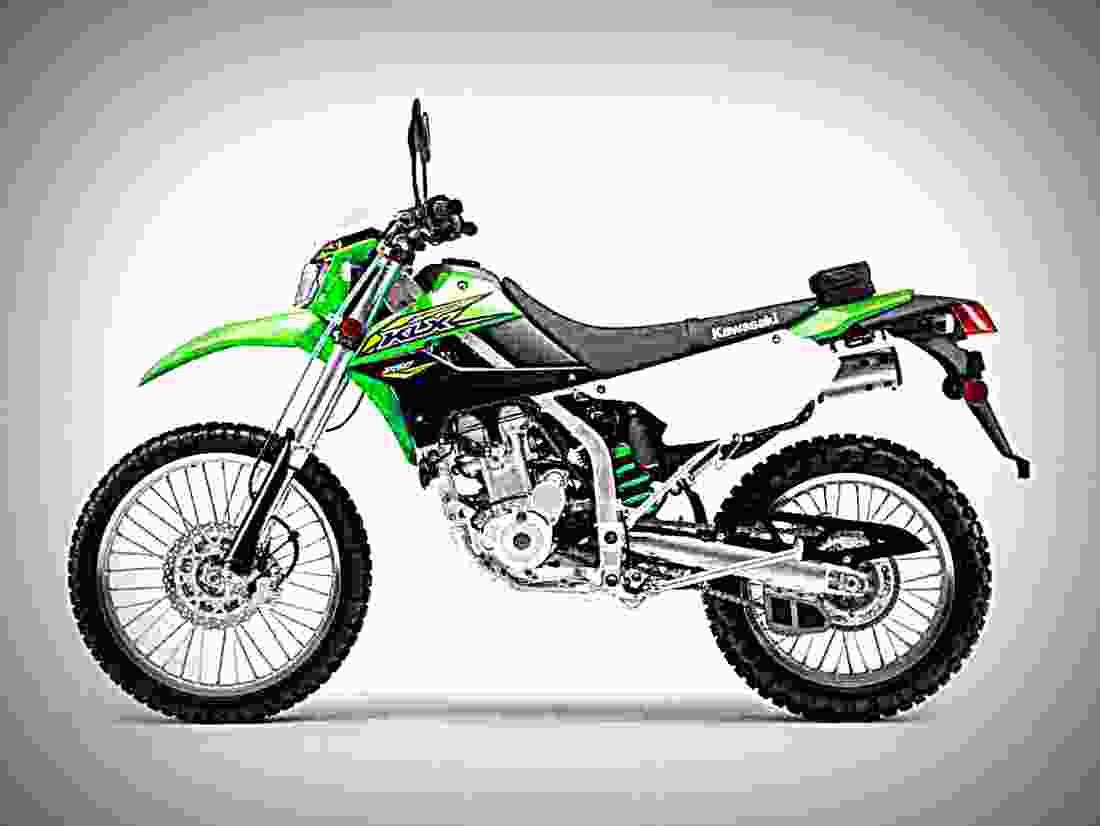Kawasaki KLX250S 2018 2 motorbike A4 Photo Print