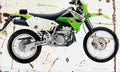 Kawasaki KLX400SR 2003 Aged Vintage A4 Photo Print
