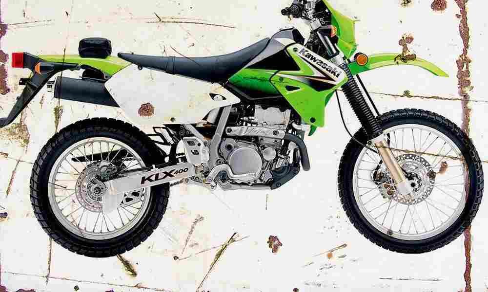 Kawasaki KLX400SR 2003 Aged Vintage A4 Photo Print