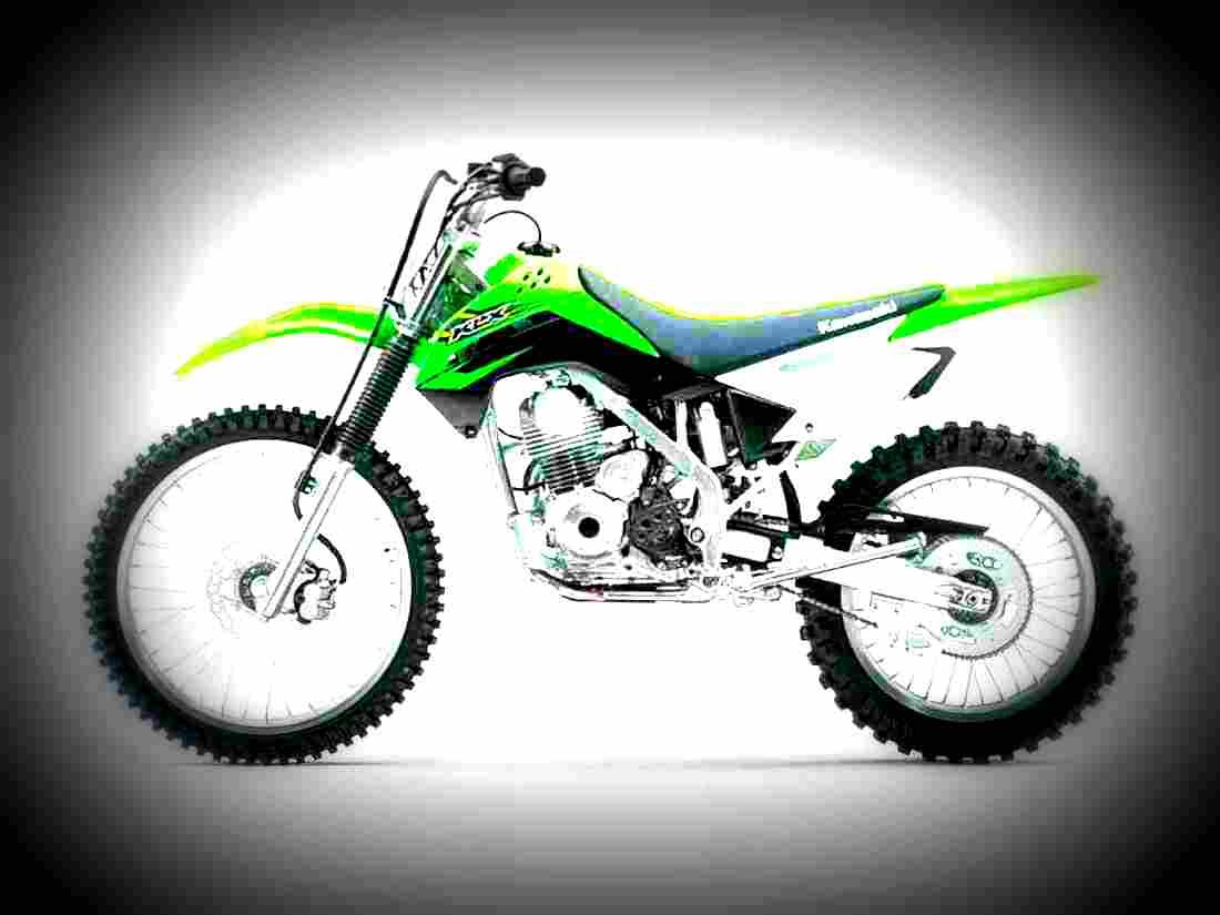Kawasaki KLX450R 2017 3 motorbike A4 Photo Print