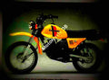 Kawasaki KM 100 1980 4 motorbike A4 Photo Print