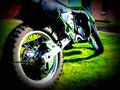 Kawasaki KMX 200 1990 1 motorbike A4 Photo Print