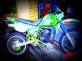 Kawasaki KMX 200 1990 2 motorbike A4 Photo Print