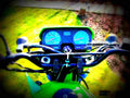Kawasaki KMX 200 1990 3 motorbike A4 Photo Print