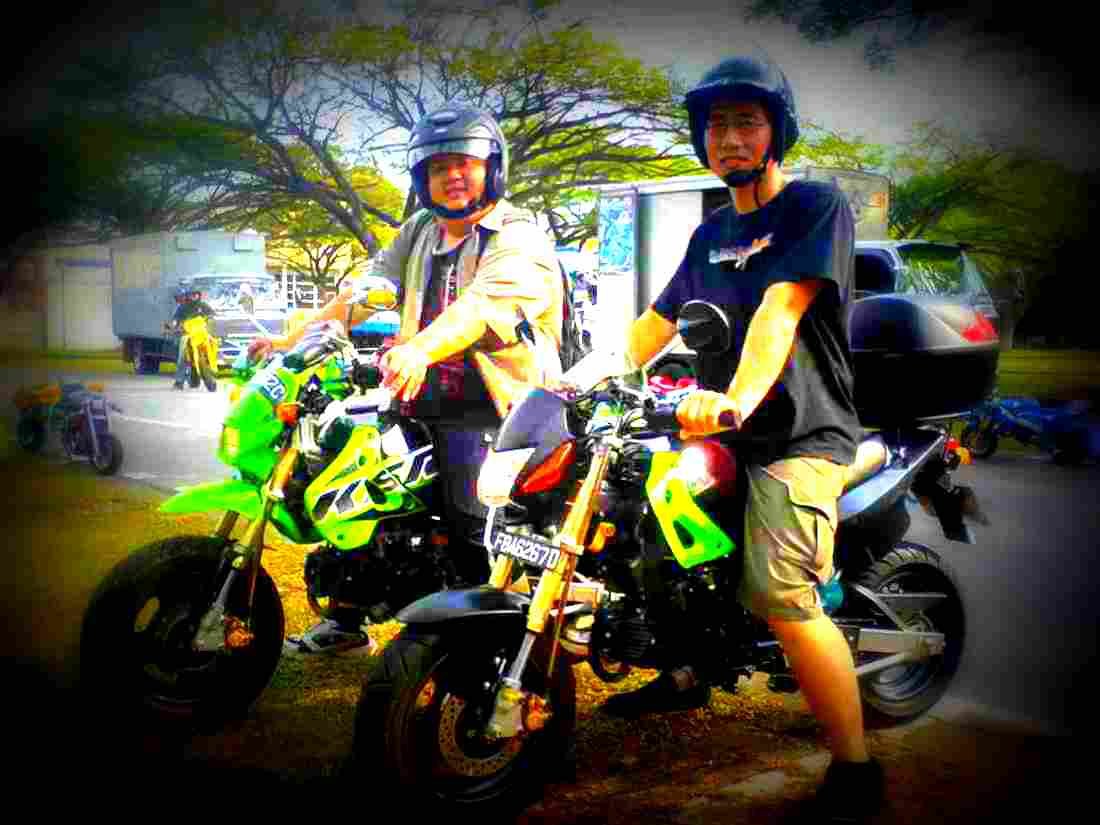 Kawasaki KSR 50 KSR 50 6 motorbike A4 Photo Print