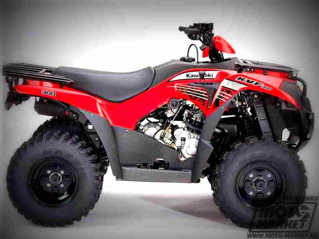 Kawasaki KVF 300 KVF 300 4 motorbike A4 Photo Print