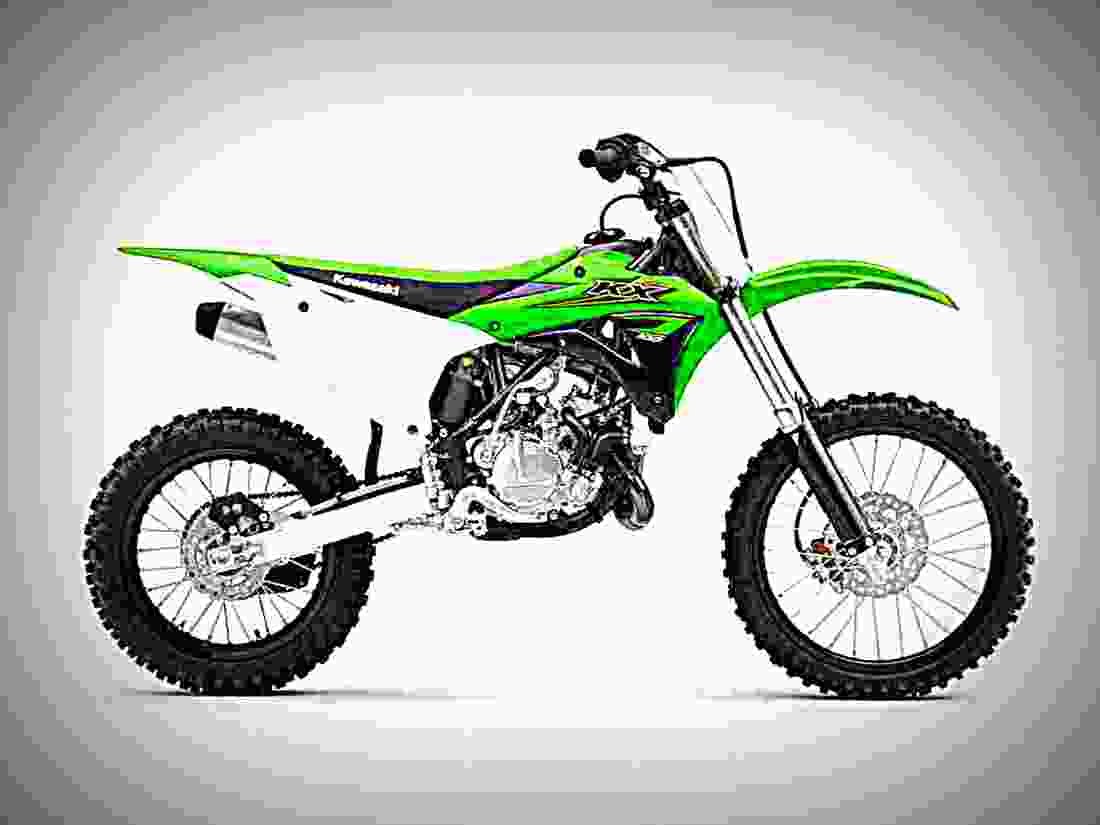 Kawasaki KX 100 2017 3 motorbike A4 Photo Print