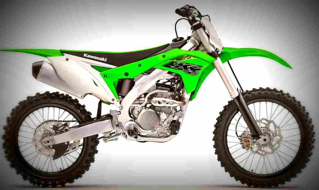 Kawasaki KX 100 2019 2 motorbike A4 Photo Print