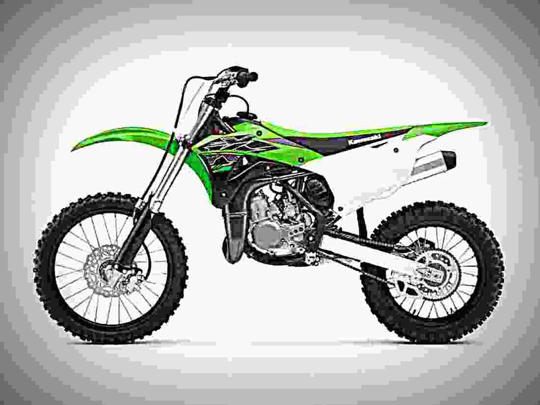Kawasaki KX 100 2019 3 motorbike A4 Photo Print